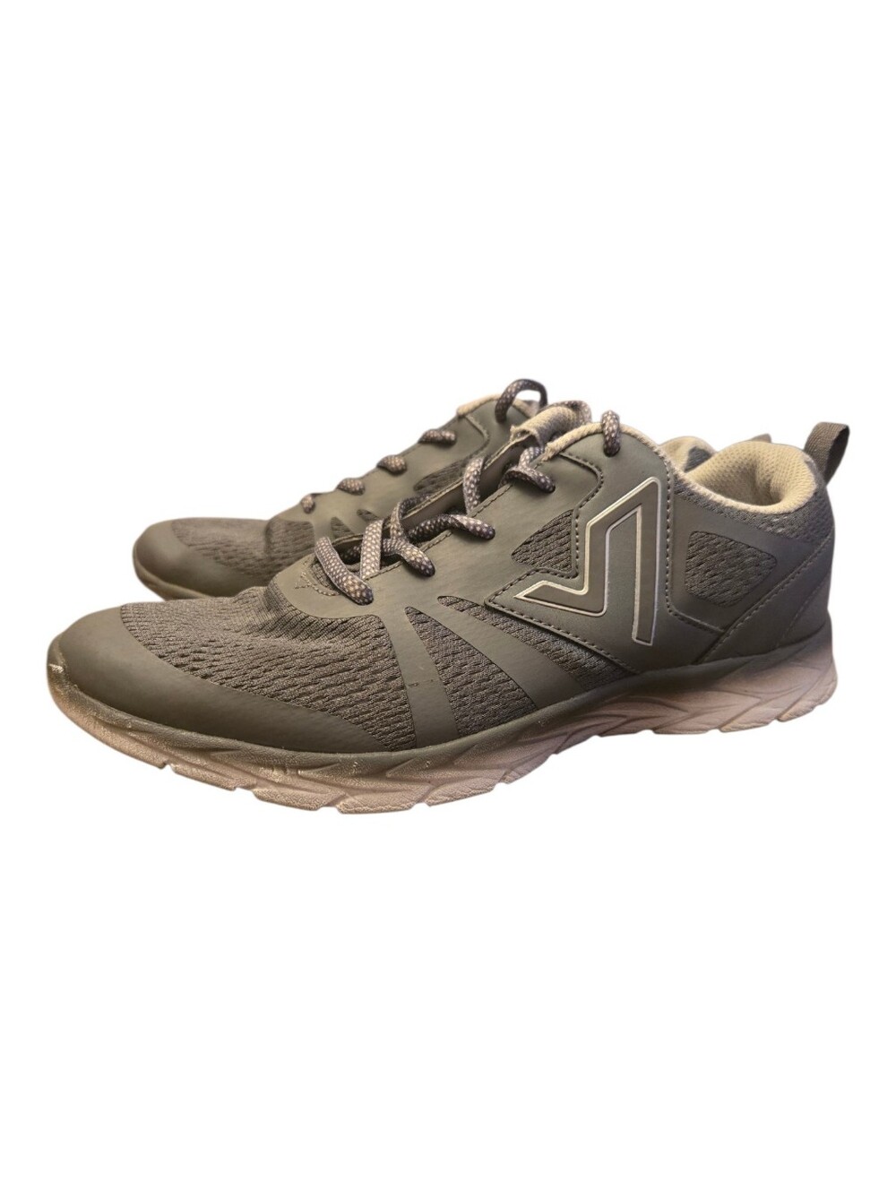 Vionic Women 355 Miles Gray Lace-Up Walking Jogging Active Sneaker Shoe 9